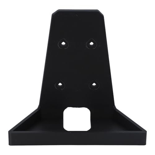 Ouitble Router-Halterung, Wandhalterung, Router-Halterung, Schwarz, Multifunktionale Satellitenhalterung, ABS ohne Schrauben, für V2-Router, Internet-Kit von Ouitble