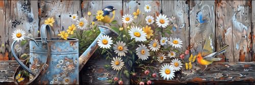 Vogel Malen Nach Zahlen Erwachsene Groß 90x270cm, Malen Nach Zahlen Blume Paint by Numbers DIY Handgemalt Ölgemälde Leinwand Bastelset für Anfänger Kinder Mädchen Geschenk, Home Deko，（Ohne Rahmen）-78 von Oujkeef