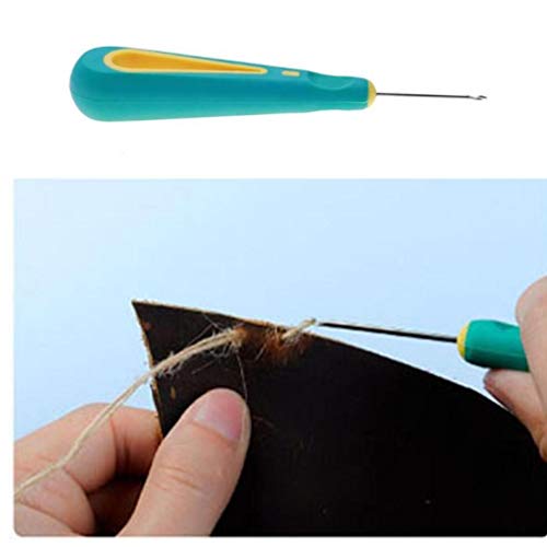 Oulensy Stahl Stitcher Ahle Haken-Nadel Nähnadeln abnehmbare Schuhe Taschen-Reparatur-Werkzeuge Haushalt DIY Lederhandarbeitsprodukte Werkzeug von Oulensy