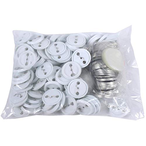 Oumefar 500 Stück Button Badge Parts 44mm DIY Badge Parts für Kleidung und Heimdekoration von Oumefar