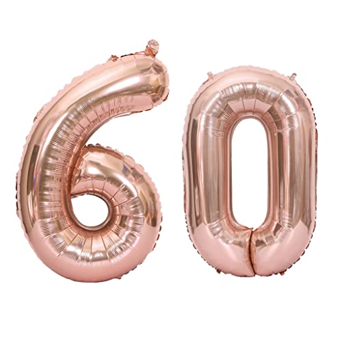 40 Zoll Luftballons Zahl 60 Rose Gold,Nummer 60 Luftballon Rosegold frau Luftballons 60. Geburtstag deko frauen damen Folienballon 60 Rose Gold 60 Ballons Große,Riese Heliumfolie Ballon 60(number 60) 40 Zoll Luftballons Zahl 60 Rose Gold,Nummer 60 Luftballon Rosegold frau Luftballons 60. Geburtstag deko frauen damen Folienballon 60 Rose Gold 60 Ballons Große,Riese Heliumfolie Ballon 60(number 60) von Oumezon