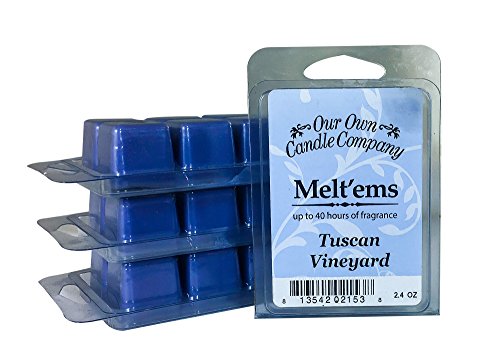 Unserer eigenen Candle Company Premium Wax Melt, 6 Würfel, 2.4 oz (4 Pack) 6 Cubes (4 Pack) Tuscan Vineyard von Our Own Candle Company