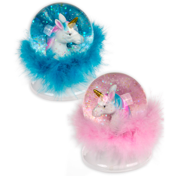 Einhorn-Glitterkugel mit farbwechselnder LED, 1 Stk von Out of the blue KG