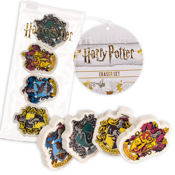 Harry Potter Radiergummi-Set, 4-teilig von Out of the blue KG