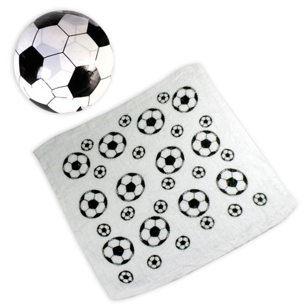 Magisches Handtuch Fußball 30x30cm, Mitgebsel zur Fußballparty von Out of the blue KG