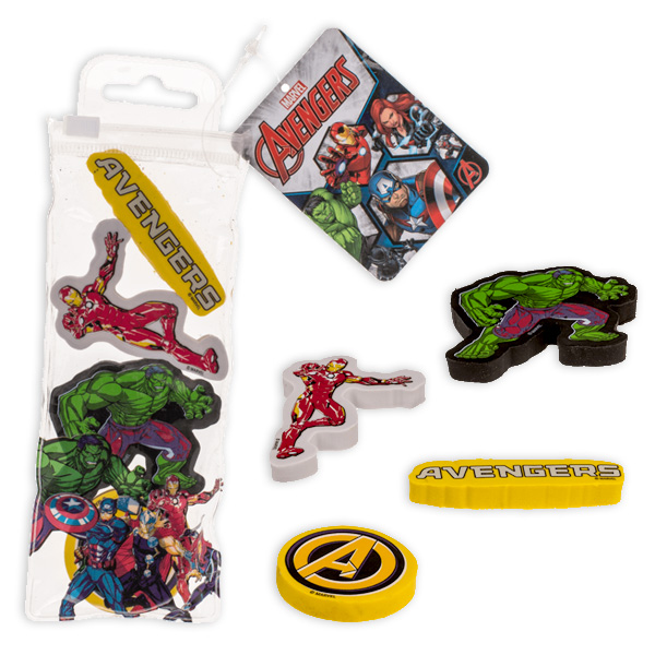 The Avengers Radiergummi-Set, 4-teilig von Out of the blue KG