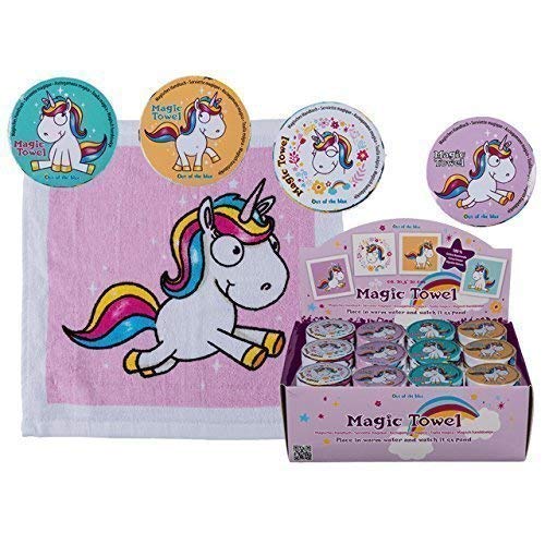 8x Magisches Handtuch Einhorn 30cm Pferd Tier Waschlappen Kinder Mitgebsel von Out of the blue