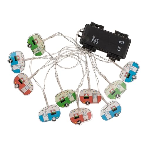 Out of the blue Lichterkette Camping Deko Wohnwagen Camper Stimmungslicht mit 10 LED-Elementen von Out of the blue