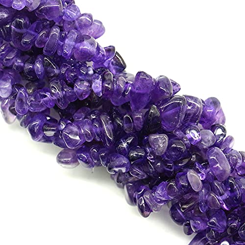 260pcs Amethyst Perlen zum Auffädeln Kristall Edelsteine Steine Perlenset für Armbänder Schmuck Selber Machen set Ketten Ohrringe Crafting Natürlichen Gebohrt 5-8mm von Ouubuuy