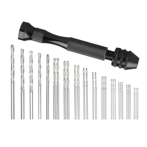 31PCS Präzision Pin Vise Hobby Bohrer Bits Hand Dreh Werkzeuge Set 31PCS Präzision Pin Vise Hobby Bohrer Bits Hand Dreh Werkzeuge Set von Ouxk