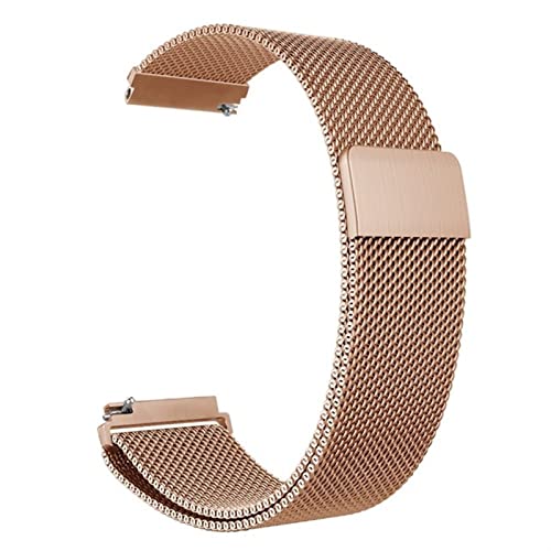 Edelstahl Uhrenarmband Mesh 16/18/20/22/24mm Gold/Silber/Schwarz Ersatz Metall Armband Edelstahlarmband Mit Magnetverschluss Smartwatch Schnellverschluss Watch Uhren Ersatzband Für Damen Herren von Overhil1s