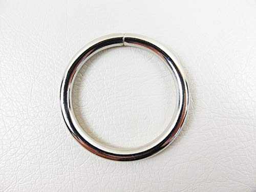 Ovinaht- 10 Stück Rundring/Metallring - Silber 26 mm/geschweißt von Ovinaht