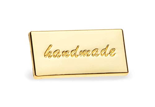 Ovinaht Handmade-Label Metall Label - 29 x 14mm Gold von Ovinaht