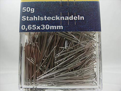 Ovinaht- Sttecknadeln 0,65 x 30mm, 50g, Stahlstecknadeln von Ovinaht