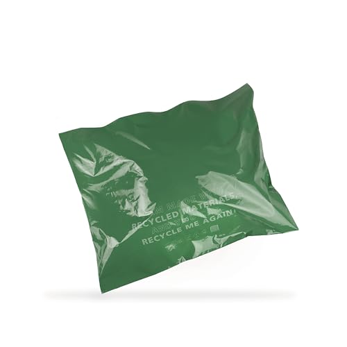 Owlpack Umweltfreundliche, recycelte Versandtaschen, 30,5 x 39,4 cm, Grün, 500 Stück von Owlpack