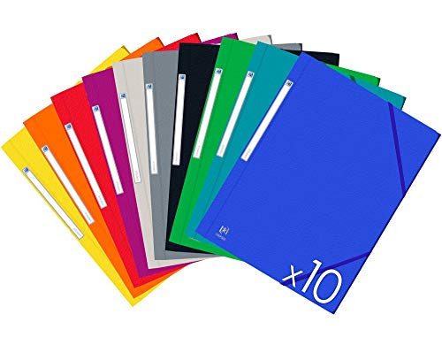 Oxford Eurofolio elastomap A4 - pak 10 assorti von Oxford