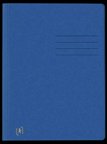 Oxford Schnellhefter Top File+, A4, blau schwarz von Oxford