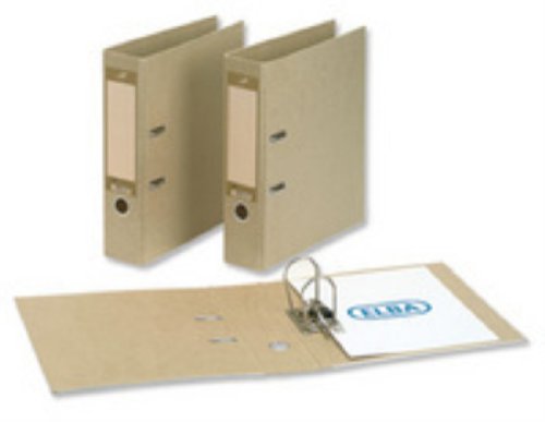 Oxford100202208 Umwelt-Ordner Touareg 20er Pack 8cm breit DIN A4 Recycling beige Öko - für den täglichen Gebrauch Zuhause oder im Büro von Oxford