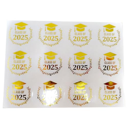 120pcs Gold Folie Graduierung Aufkleber Klar Pet Seal Sticker Kleber Kleber Wickel Etikett Für Die Verpackung Der Dichtungsumschlagkartenverpackung von Oxxggkao