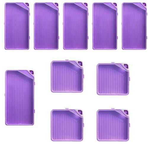 3/5/10pcs Stapeling Bohrkunstschalen Set Perlensortierschalen Stapelbare Bohrzeichnung Perlen Tabletts Für Künstler Erwachsene von Oxxggkao