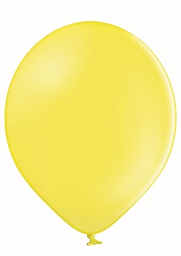 P' CLOWN 22417 - Luftballons Geburtstag - 10 Stück - Ø 30 cm - Naturlatex - Luftballon Deko Babyparty Hochzeit Verlobung Babyparty Taufe Gelb von p'tit clown