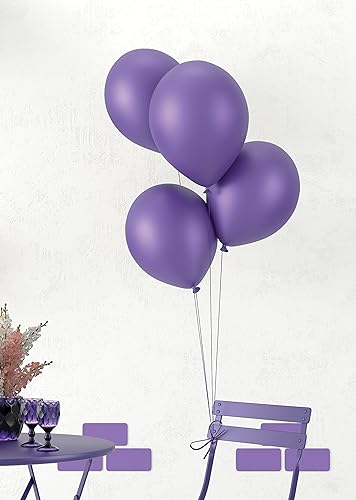 P'tit Clown - 22438 Luftballons, Chrom, 30 cm, Violett, 10 Stück von p'tit clown