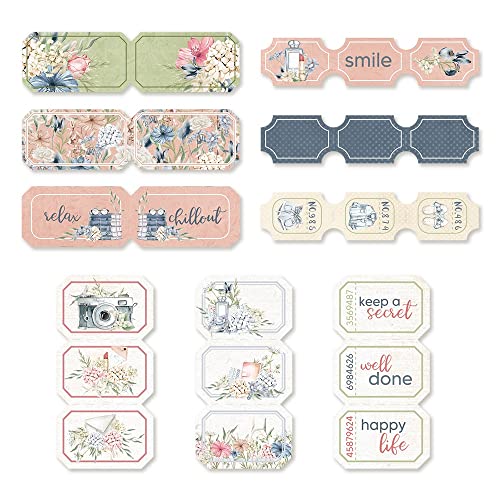 Lady's Diary Ephemera Cardstock Die-Cuts 9/Pkg-Tickets von P13