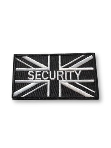 Security UK Taktischer Klett-Patch, Motiv: Flagge des Vereinigten Königreichs von PAC Supplies Global