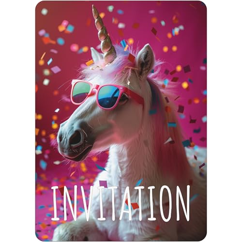 PACKLIST Einladungskarten zum Geburtstag FRANZÖSISCH - 12er Set Einhorn Einladungskarten für Ihre Party - Die perfekte Einladungskarte für eine unvergessliche Party! PACKLIST Einladungskarten zum Geburtstag FRANZÖSISCH - 12er Set Einhorn Einladungskarten für Ihre Party - Die perfekte Einladungskarte für eine unvergessliche Party! von PACKLIST