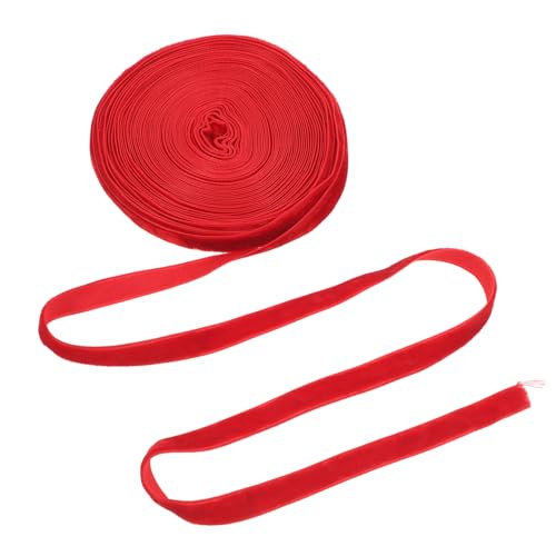 PACKOVE 1 Rolle Geschenkband aus Flanell farbiges Band Bandriemen Partyband Bänder für Handwerk Verschiedene Bänder zum Basteln Buntes Band zum Basteln Polyester rot PACKOVE 1 Rolle Geschenkband aus Flanell farbiges Band Bandriemen Partyband Bänder für Handwerk Verschiedene Bänder zum Basteln Buntes Band zum Basteln Polyester rot von PACKOVE