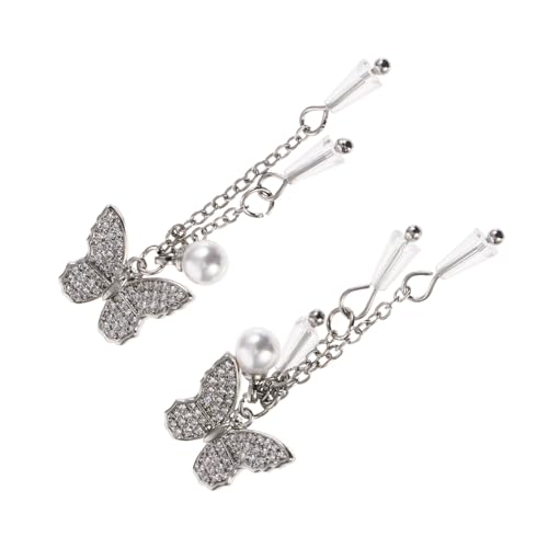 PACKOVE 2 Stück Charms Schmuck Zubehör für Maniküre Glänzende Fingernagel Dekorationen Metall Diy Nagelkunst Zubehör für Nail Art Designs Silberfarben PACKOVE 2 Stück Charms Schmuck Zubehör für Maniküre Glänzende Fingernagel Dekorationen Metall Diy Nagelkunst Zubehör für Nail Art Designs Silberfarben von PACKOVE