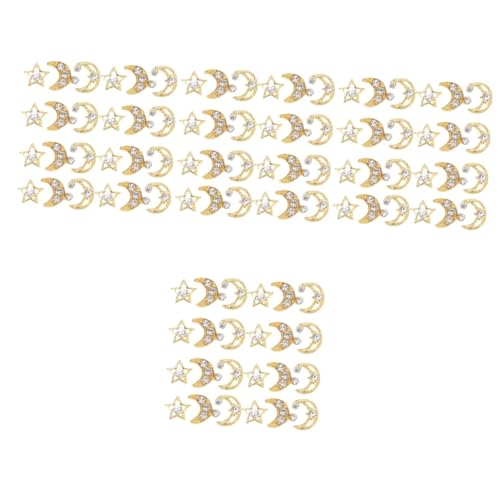 PACKOVE 4 Sätze Nail Charms Dekorative Nagelkunst Ornamente Für Diy Nageldesigns Mond Und Stern Motive Glänzende Nagelverzierungen Für Nail Art 30 Stück * 4 PACKOVE 4 Sätze Nail Charms Dekorative Nagelkunst Ornamente Für Diy Nageldesigns Mond Und Stern Motive Glänzende Nagelverzierungen Für Nail Art 30 Stück * 4 von PACKOVE