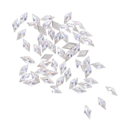 PACKOVE 50 Stück Mini Rhombische Nagelsteine aus Zirkonia Flacher Rückseite Glitzernde Strasssteine für Nail Art und Maniküre Dauerhafte Schillernde Schmucksteine für Nageldesigns PACKOVE 50 Stück Mini Rhombische Nagelsteine aus Zirkonia Flacher Rückseite Glitzernde Strasssteine für Nail Art und Maniküre Dauerhafte Schillernde Schmucksteine für Nageldesigns von PACKOVE