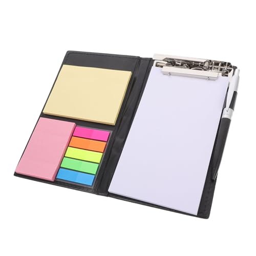 PACKOVE Notizordner Notizbuch Notizblock Schulbedarf Notiz Organizer Bürobedarf Klemmbrett Mit Stifthalter Notiz Organizer Klemmbrett Folio College Essentials Pu Leder Schwarz PACKOVE Notizordner Notizbuch Notizblock Schulbedarf Notiz Organizer Bürobedarf Klemmbrett Mit Stifthalter Notiz Organizer Klemmbrett Folio College Essentials Pu Leder Schwarz von PACKOVE