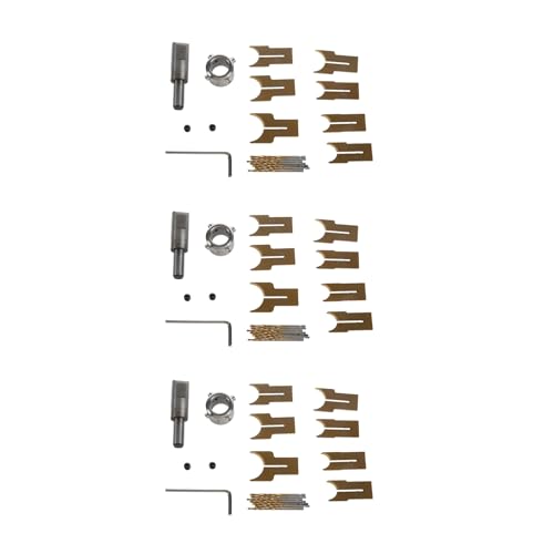 PAGJHRFJG 48 Stuecke Hart Metall Ball Klinge Holzbearbeitung Fraeser Form Werkzeug Perlen Fraeser Bohrer Bit Set 14-25 mm von PAGJHRFJG