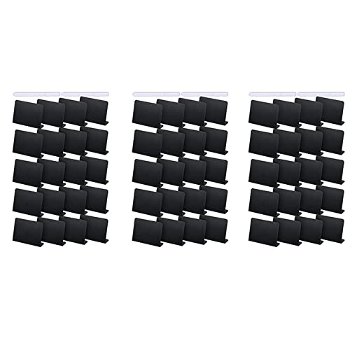 PAGJHRFJG 60 Stück 4 x 3 Mini-Tafel-Tisch-Zelt-Zeichen-Tafel-Buffet-Tags Lebensmitteletikett für -Tischtafel- von PAGJHRFJG