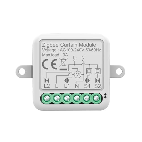 PAGJHRFJG Tuya Zigbee Smart Curtain Switch Module Intelligenter Schalter Unterstützt APP-Fernbedienung für Vorhangschalter von PAGJHRFJG