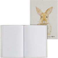 PAGNA Notizbuch Hase DIN A5 punktraster, beige Hardcover 128 Seiten von PAGNA