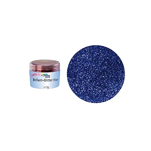 Glitzerstreu zum Basteln Brillant Glitterfein, 10 g, Blau von PAINT IT EASY