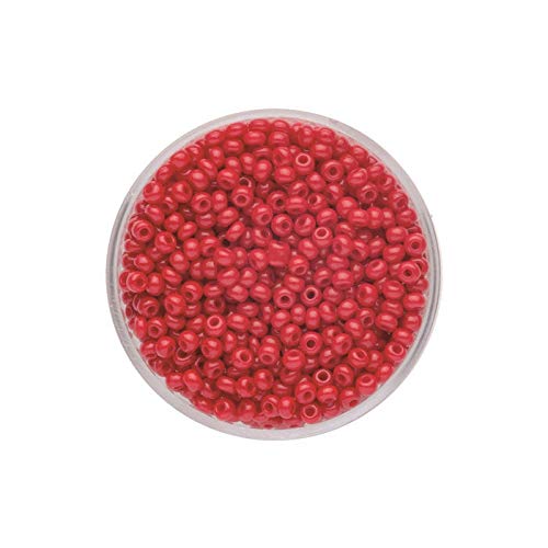 NEU Create it Easy Rocailles Indianerperlen 2,6 mm, 17g, opak rot von PAINT IT EASY