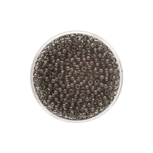 NEU Create it Easy Rocailles Indianerperlen 2,6 mm, 17g, transparent grau von PAINT IT EASY