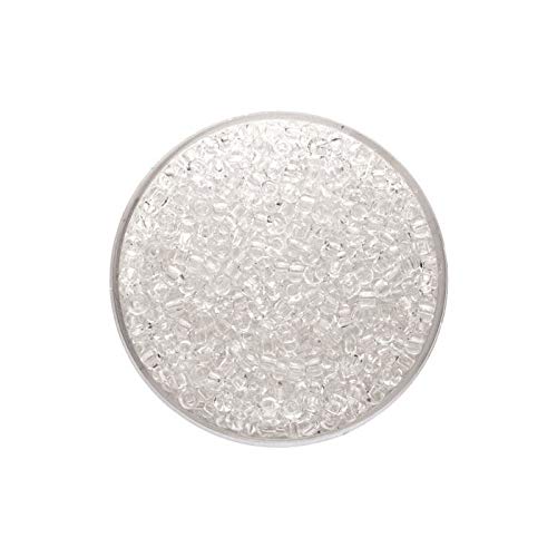 NEU Create it Easy Rocailles Indianerperlen 2,6 mm, 17g, transparent kristall von PAINT IT EASY