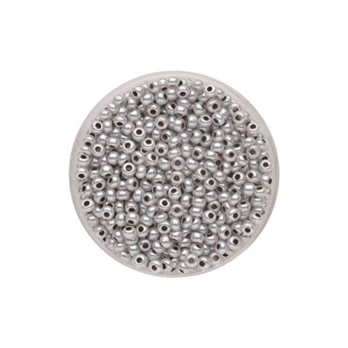 NEU Create it Easy Rocailles Indianerperlen 2,6 mm, 17g, wachs grau von PAINT IT EASY