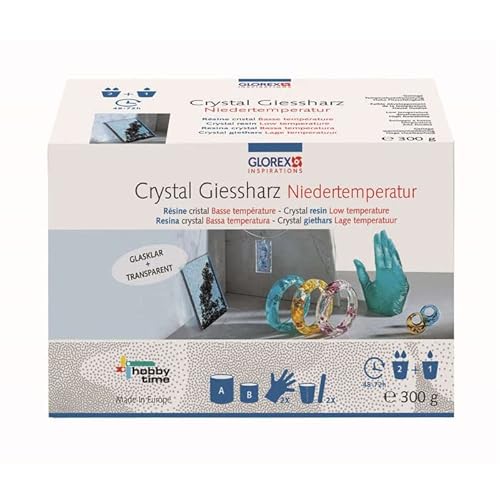 NEU Crystal-Gießharz Niedertemperatur, 300 g von PAINT IT EASY