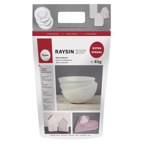 NEU Gießpulver Raysin 200, weiß, Beutel 4kg von PAINT IT EASY