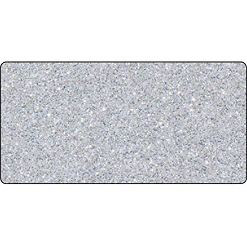 NEU Glitterkarton 300g/m², 50 x 70 cm, Einzelbogen, Silber von PAINT IT EASY