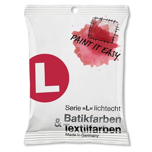 NEU PAINT IT EASY Batikfarbe/Färbefarbe Pulver, 10 g, Bordo von PAINT IT EASY