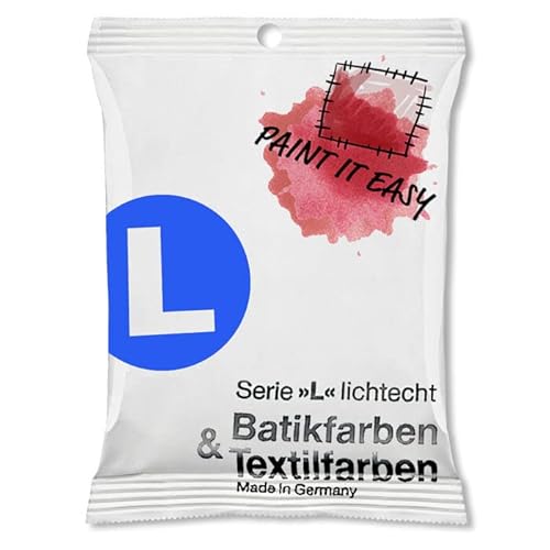 NEU PAINT IT EASY Batikfarbe/Färbefarbe Pulver, 10 g, Brillantblau von PAINT IT EASY