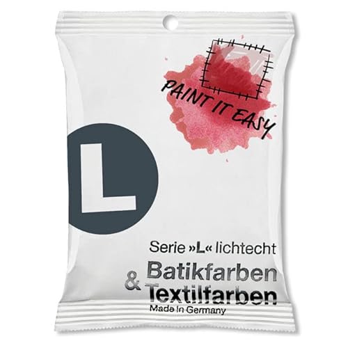 NEU PAINT IT EASY Batikfarbe/Färbefarbe Pulver, 10 g, Dunkelgrau von PAINT IT EASY