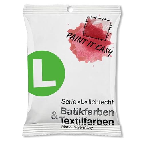 NEU PAINT IT EASY Batikfarbe/Färbefarbe Pulver, 10 g, Giftgrün von PAINT IT EASY